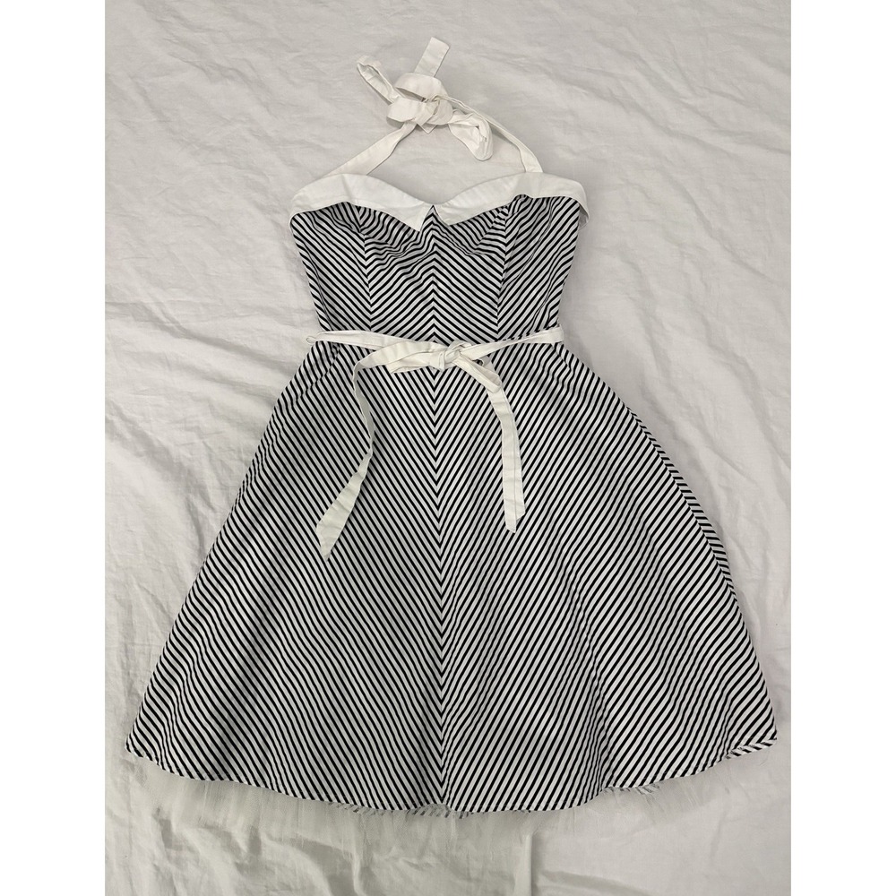 RARE Early 2000s Bay 1950s Pinup Style dress costume women's Sz 8 M USA Sz 12 Uk